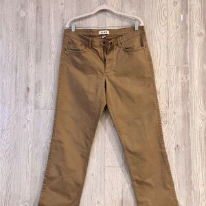 Men’s ROWM Khaki Colored Brown Jeans Pants 34x30